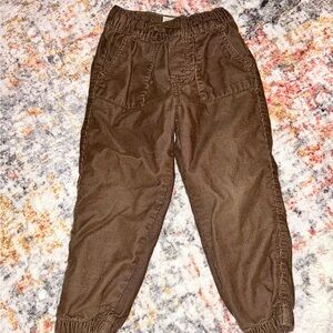 Baby B’gosh Brown Elastic Waist Corduroy Pants